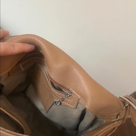 Tan Leather Shoulder Bag - Picture 8 of 14